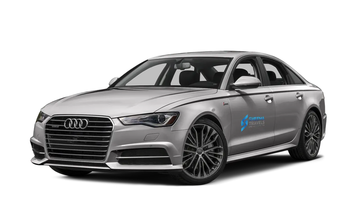Audi A6 with driver in Sri Lanka